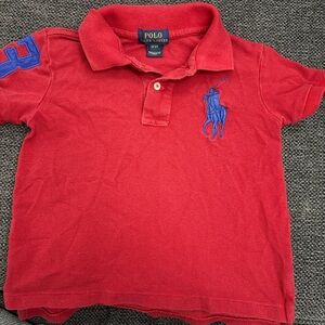 Big Pony Polo by Ralph Lauren Kids Red Polo Shirt 3T
